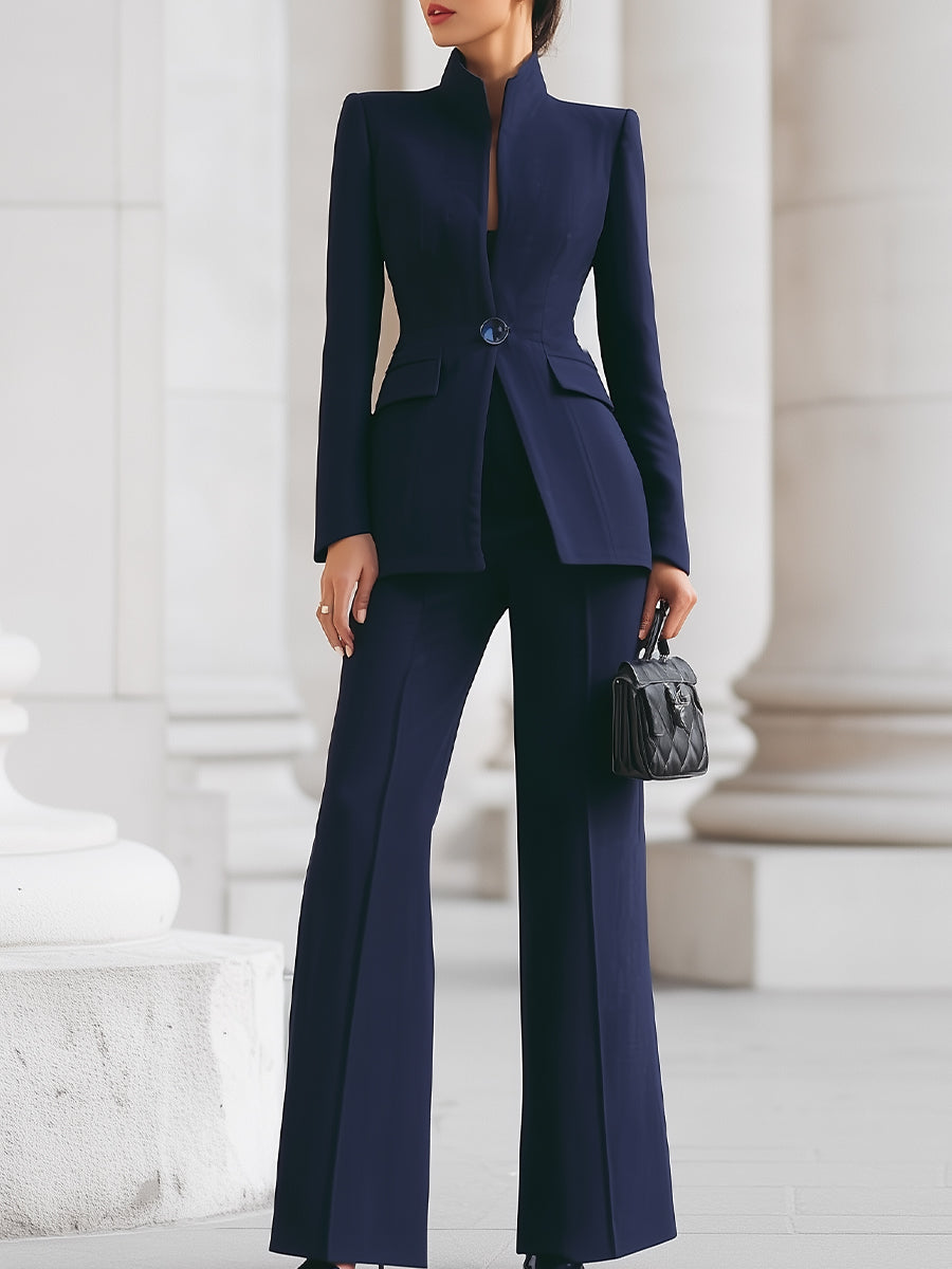 Women's Elegant Blazer Trouser Suit | Avelaine™ Hero