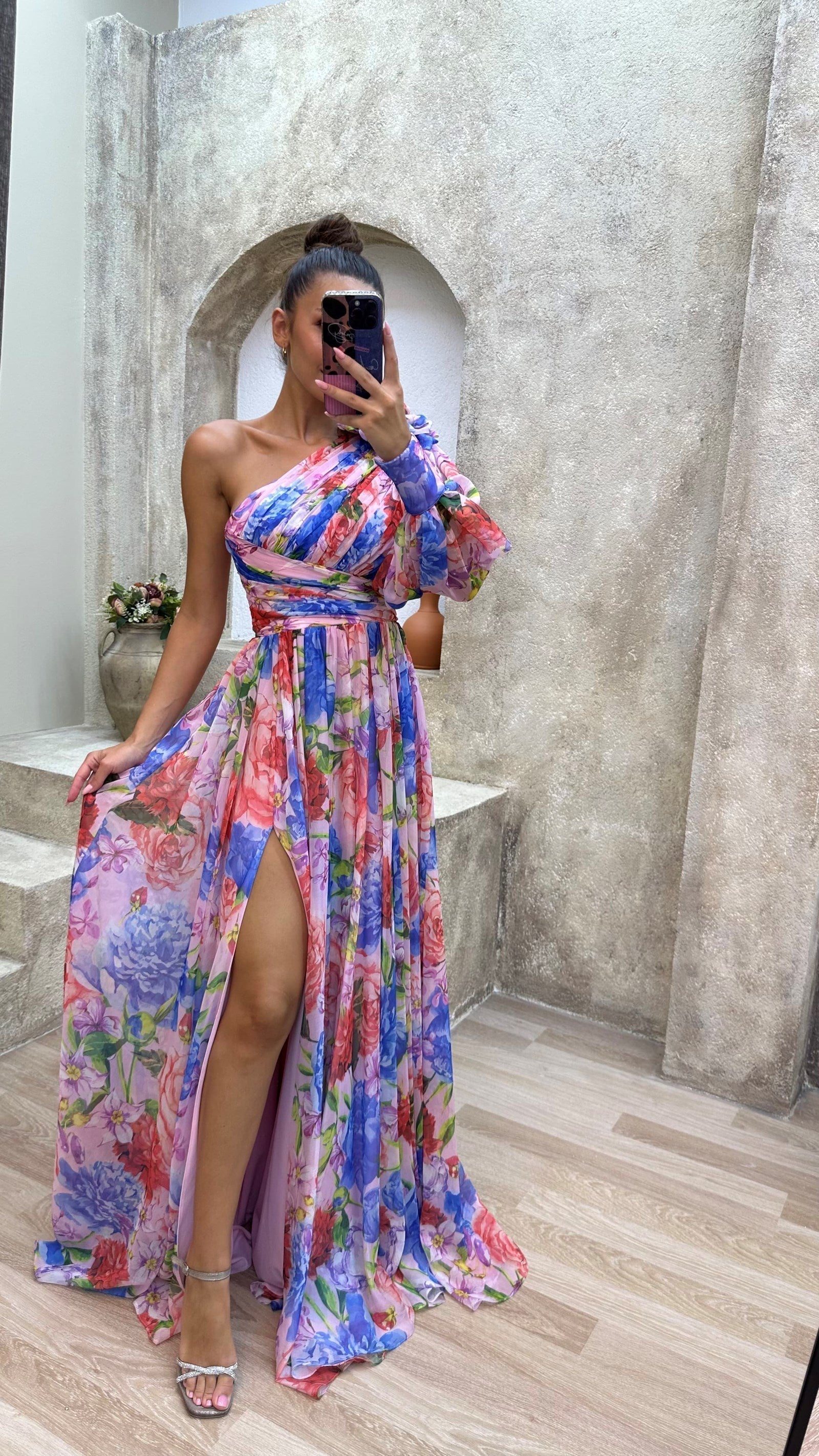 Women's Elegant Flowy Maxi Dress | Graduation | Serellia™ Lifestyle