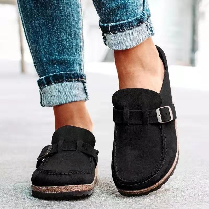 Women's Orthopedic Slip-Ons | Suede | Veridian™ Close Up