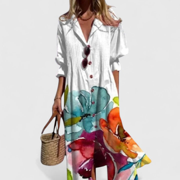 Women's Elegant Boho Dress | Seraphina™ Front