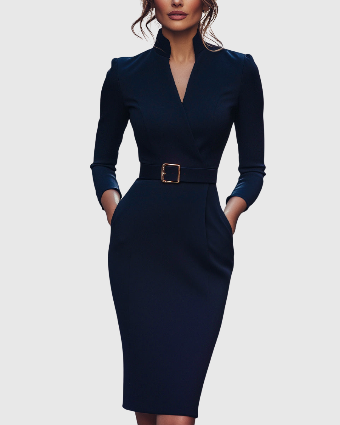 Women's Refined Elegant Graduation Dress | Vespera™ Angle