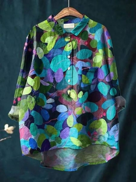 Women's Floral Blouse | Draped | Celestine™ View 12
