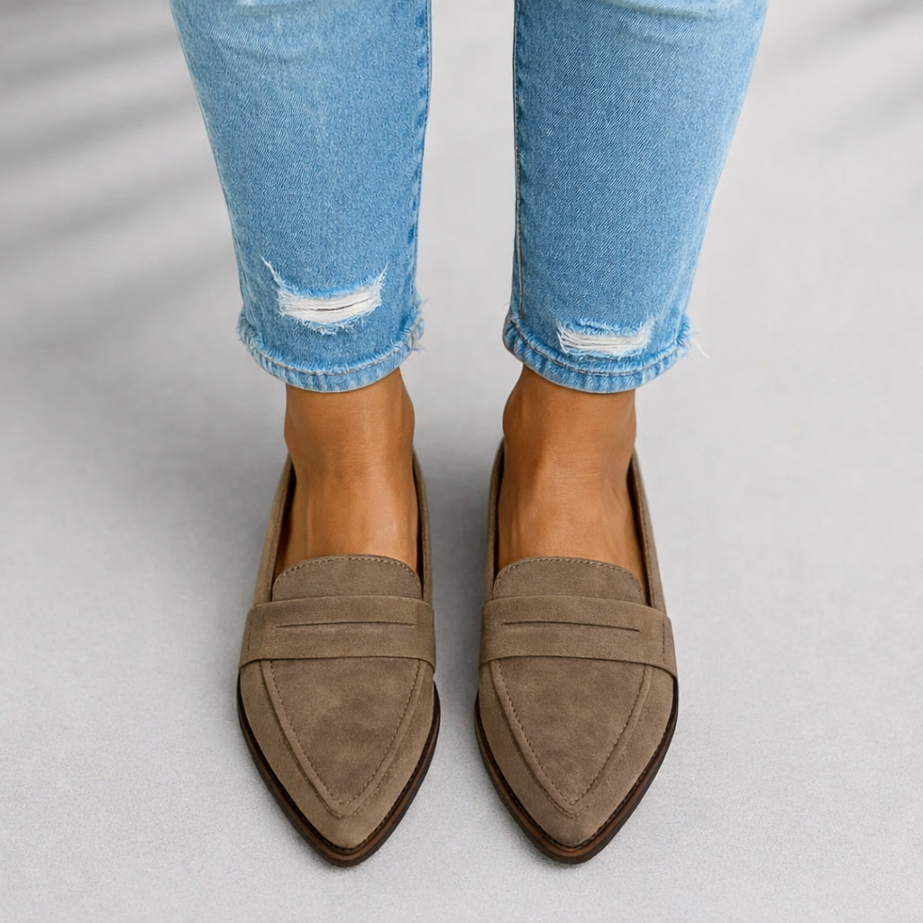 Loafers Women's Sleek Toe | Refined | Arienna™ Close Up