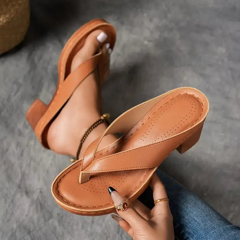 Women's Orthopedic Slippers | Heeled | Seraphine™ Front