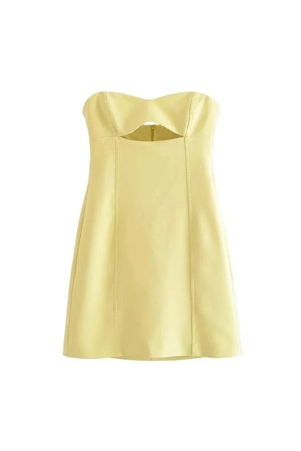 Women's Strapless Bandeau Dress | Aureliana™ Back