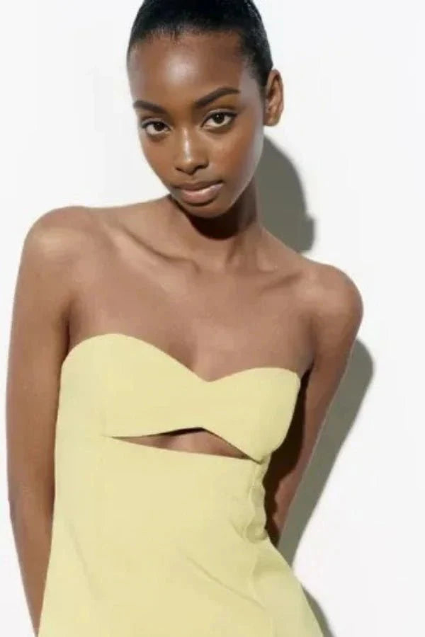 Women's Strapless Bandeau Dress | Aureliana™ Side