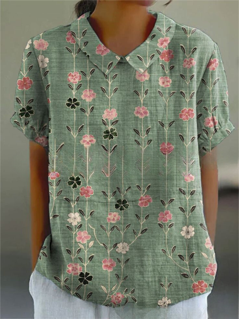 Women's Floral Shirt | Relaxed | Celeste™ Lifestyle