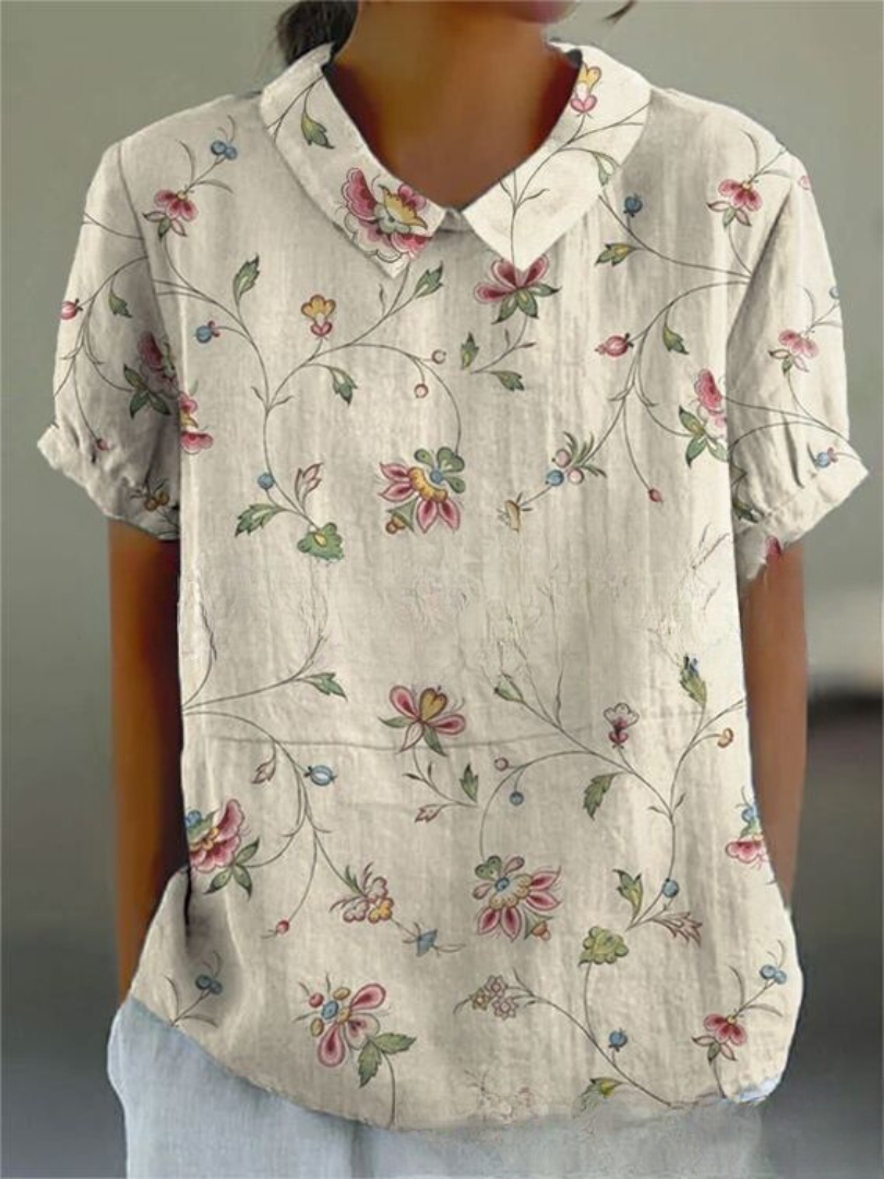 Women's Floral Shirt | Relaxed | Celeste™ Detail
