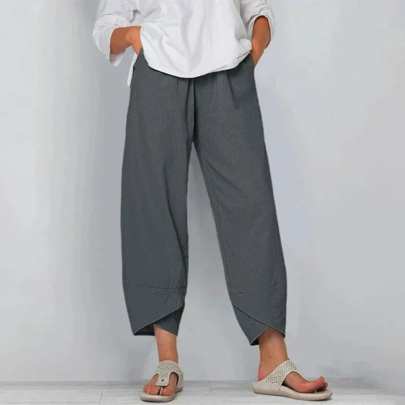 Women's Linen Summer Pants | Elyssia™ Back