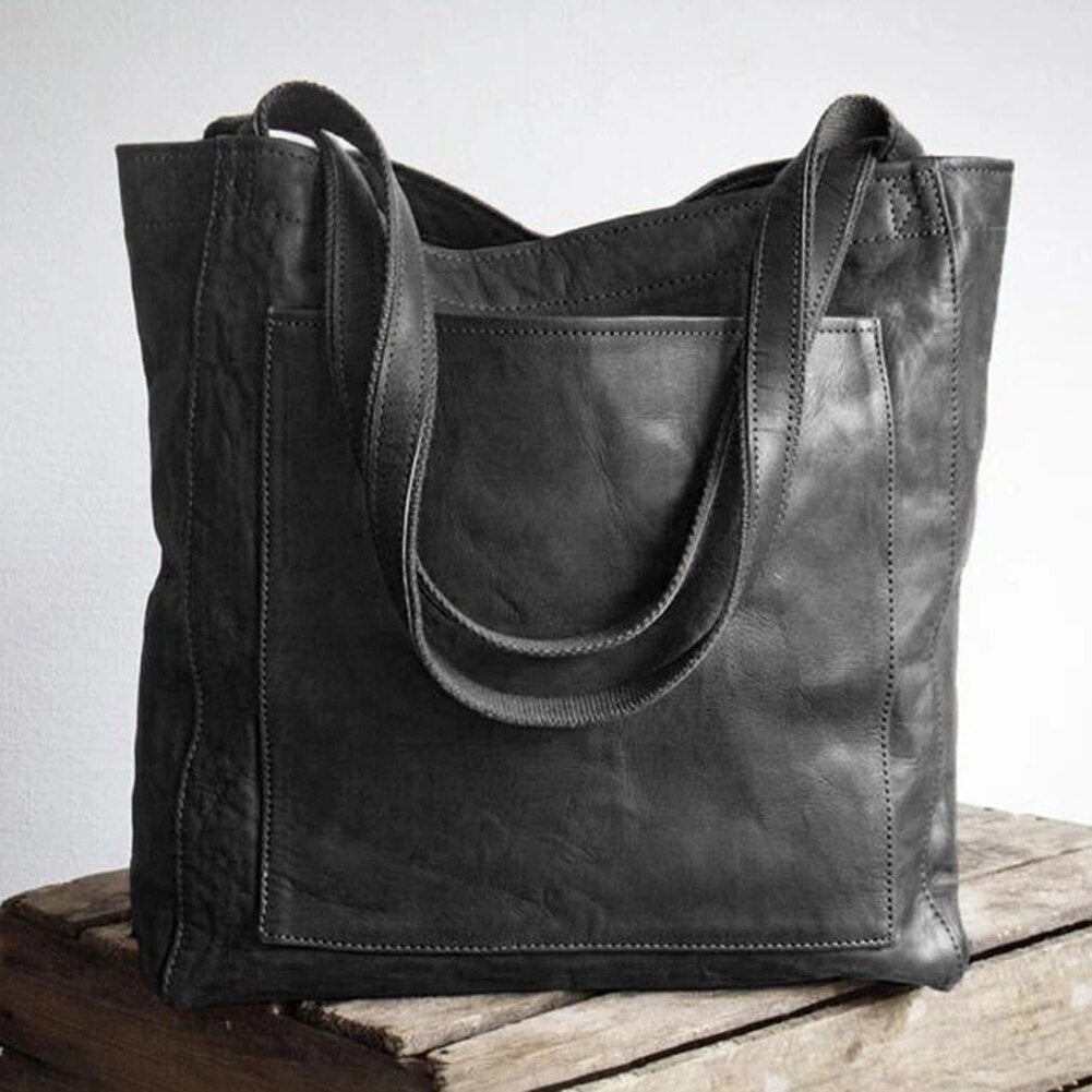 Handbag Women's Elegant Leather | Vivienne™ Detail