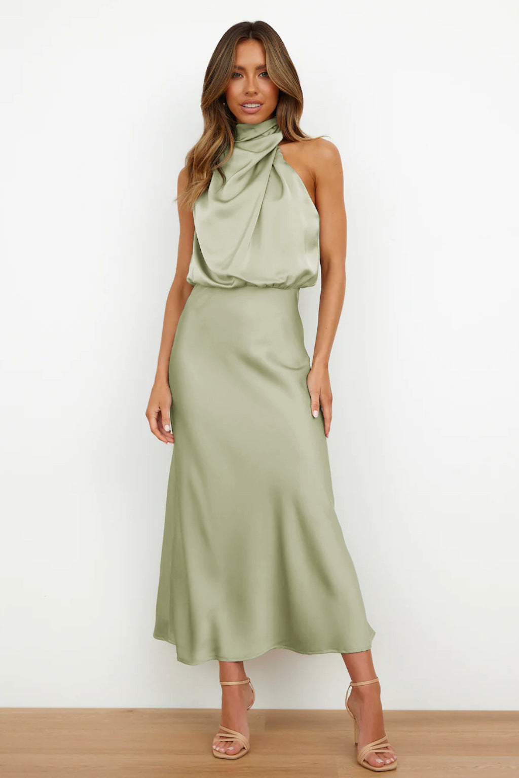 Women's Elegant Halter Evening Dress | Seralynn™ Hero