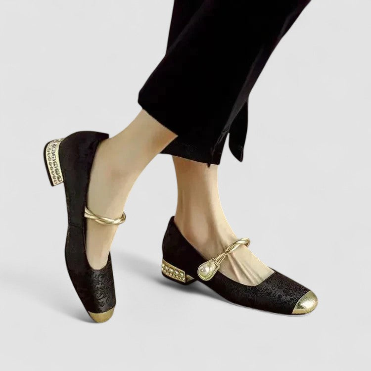 Women's Orthopedic Mary Jane Shoes | Velora™ Close Up