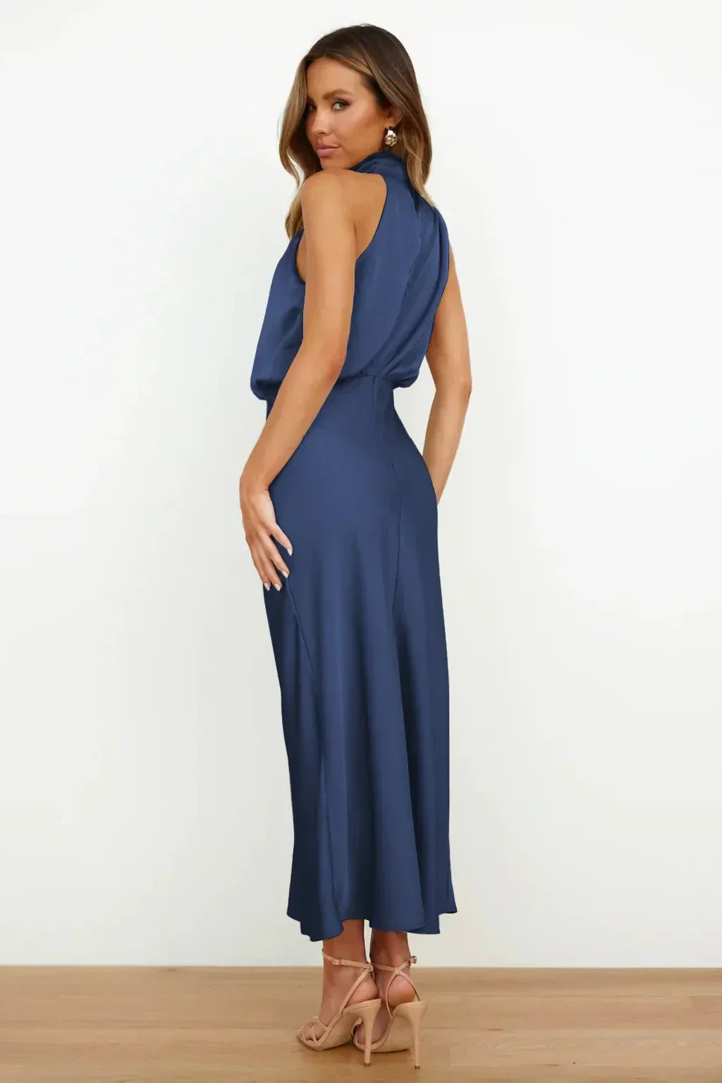 Women's Elegant Halter Evening Dress | Seralynn™ View 12