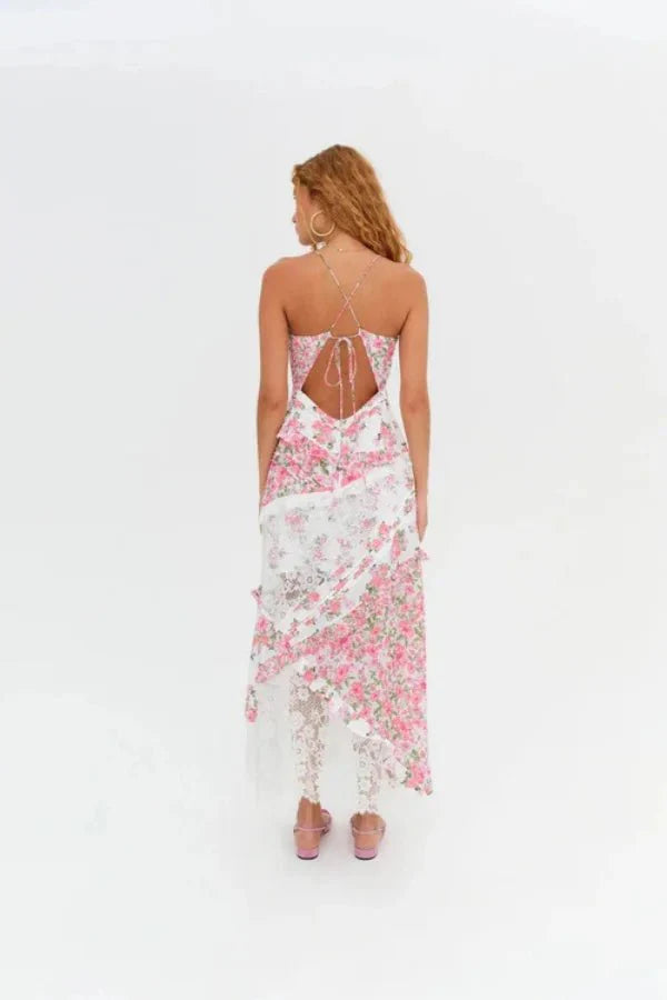 Women's Print Splice Dress | Wanderlust | Rosalynth™ Lifestyle