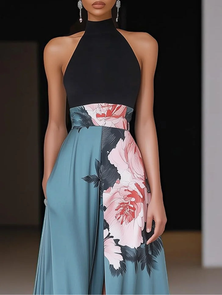 Women's Floral Sleeveless Maxi Dress | Seraphina™ Front