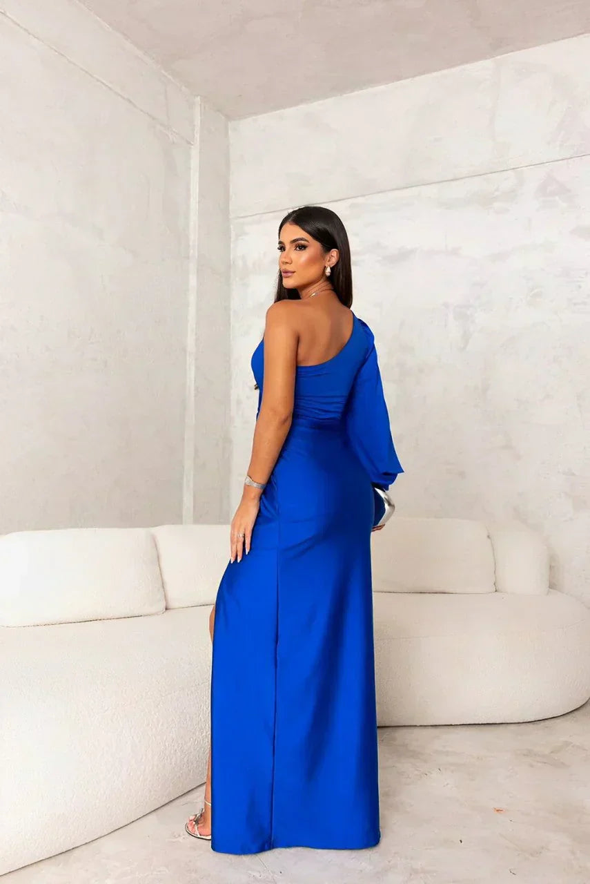 Women's One Shoulder Evening Dress | Veloria™ Angle