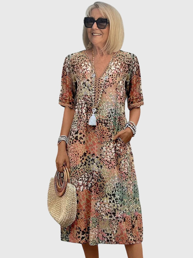 Women's Elegant Floral Graduation Dress | Ravenna™ Hero