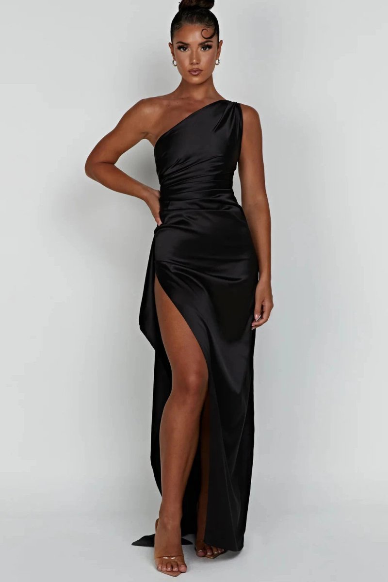 Women's One Shoulder Wedding Guest Dress | Marelliana™ View 19