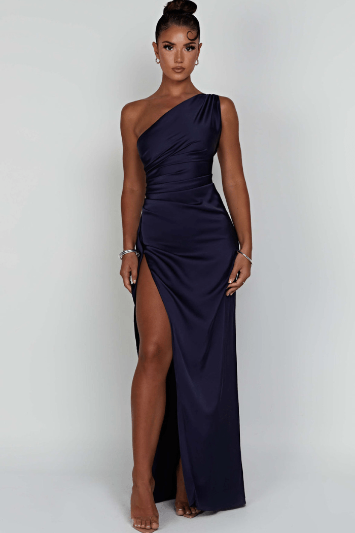 Women's One Shoulder Wedding Guest Dress | Marelliana™ Angle
