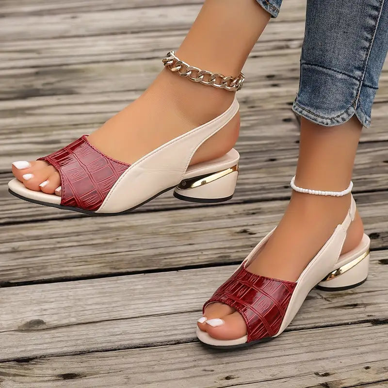 Sandals Women's Leather Comfort | Viralette™ Front