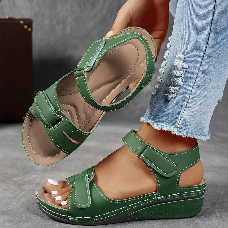 Women's Orthopedic Sandals | Wedge Heel | Miraleth™ Front