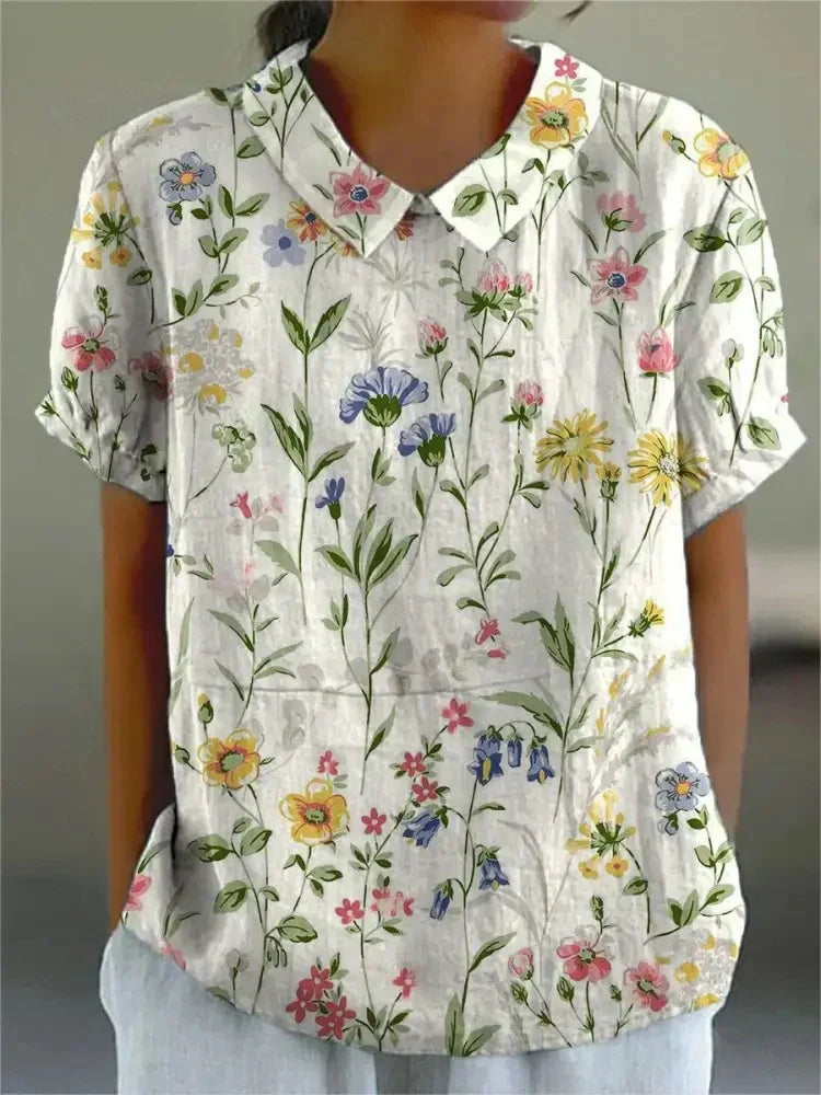 Women's Floral Shirt | Relaxed | Celeste™ Front