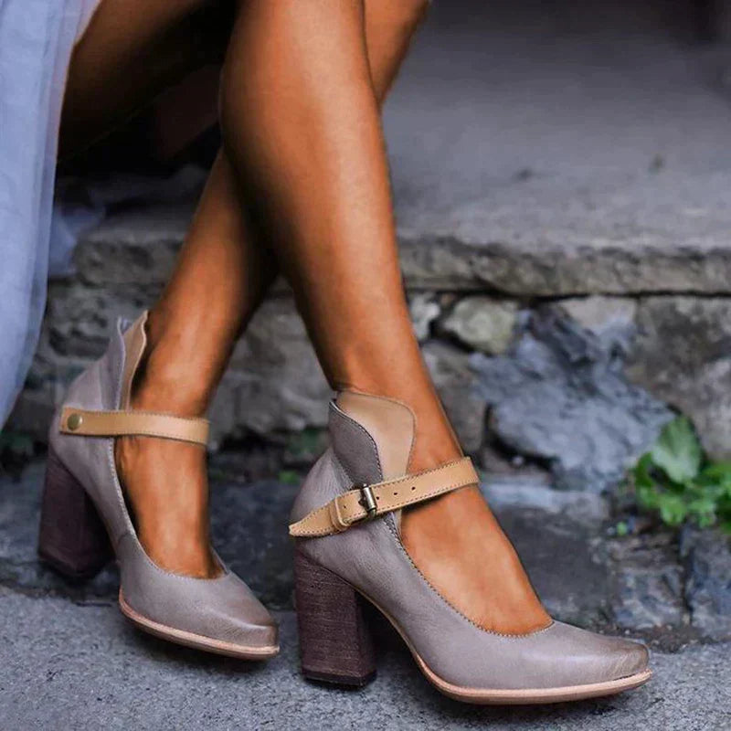 Women's Elegant Heel Sandals | Strappy | Celestina™ Front