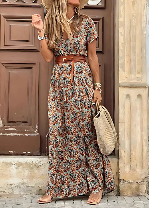 Women's Boho Dress | Flowy Maxi | Celeste™ Back