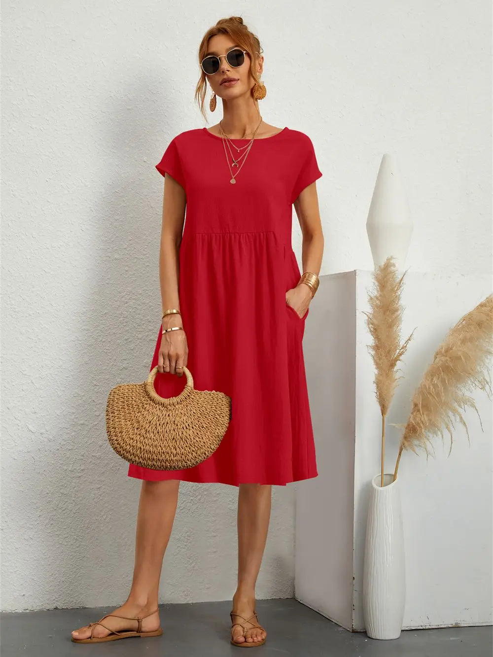 Women's Casual Pocket Dress | Bellacora™ Hero