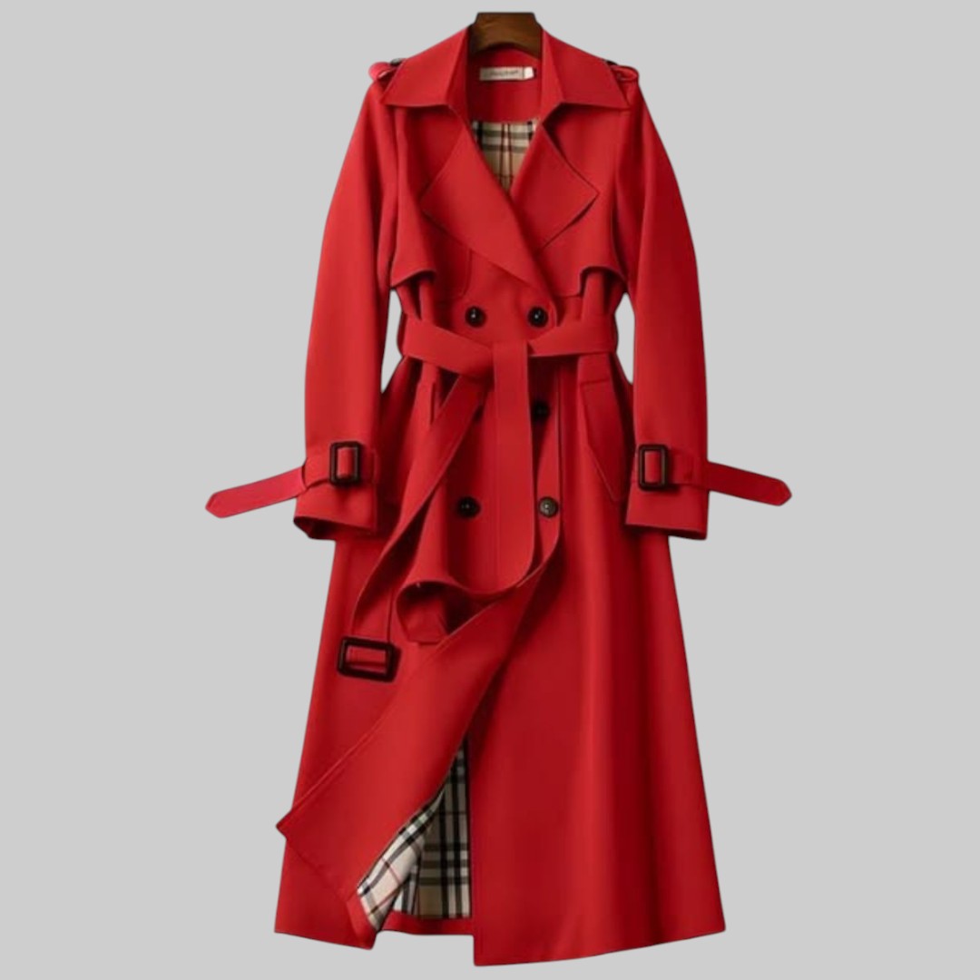 Women's Classic Trench Coat | Miralys™ Front