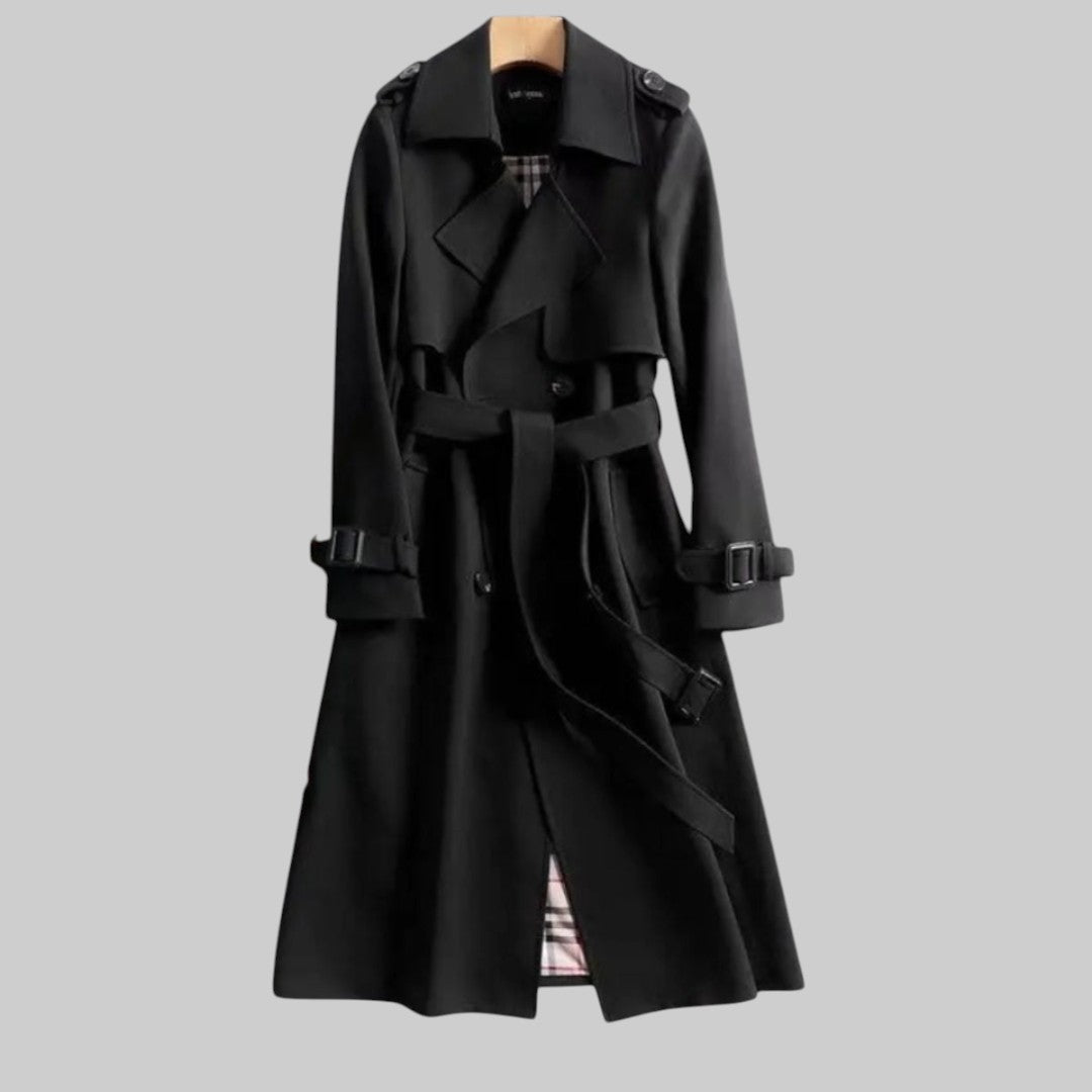 Women's Classic Trench Coat | Miralys™ Side