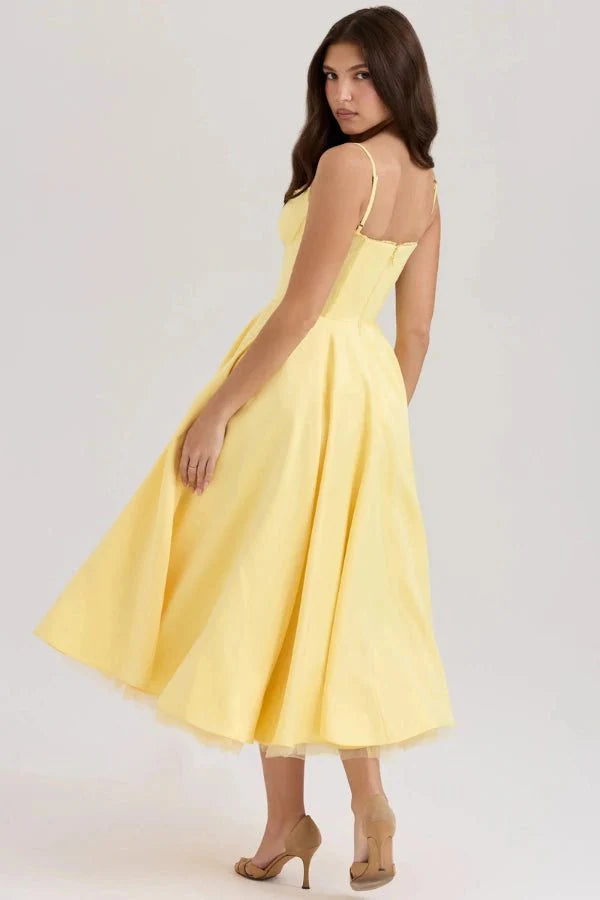Women's Satin Wedding Guest Dress | Tulle | Aurelianna™ View 14