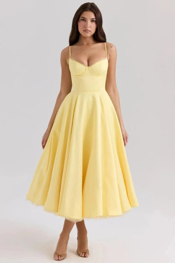 Women's Satin Wedding Guest Dress | Tulle | Aurelianna™ View 12
