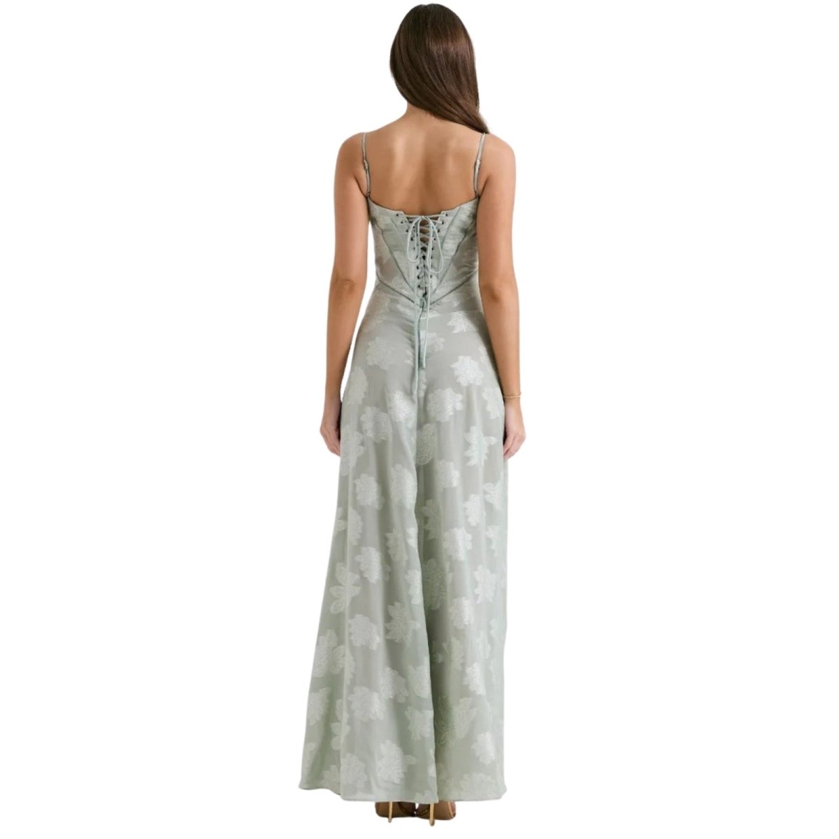 Women's Floral Jacquard Wedding Guest Dress | Etherelynn™ View 33
