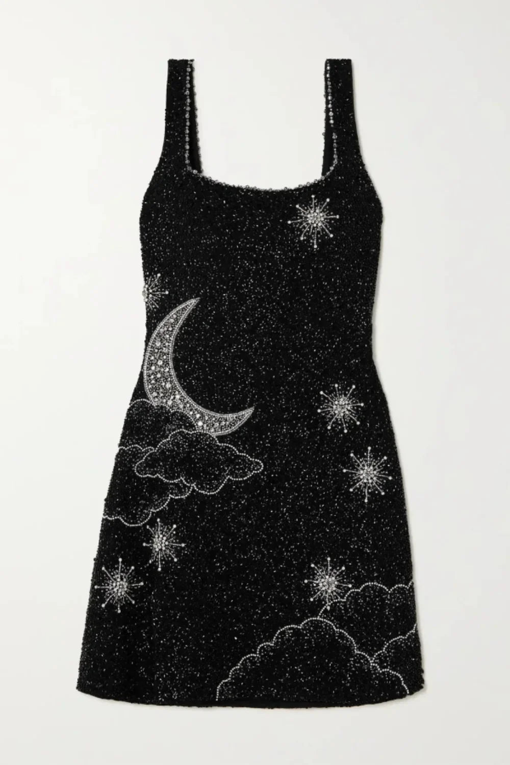 Women's Crystal Beaded Mini Dress | Cocktail | Astrielle™ Close Up