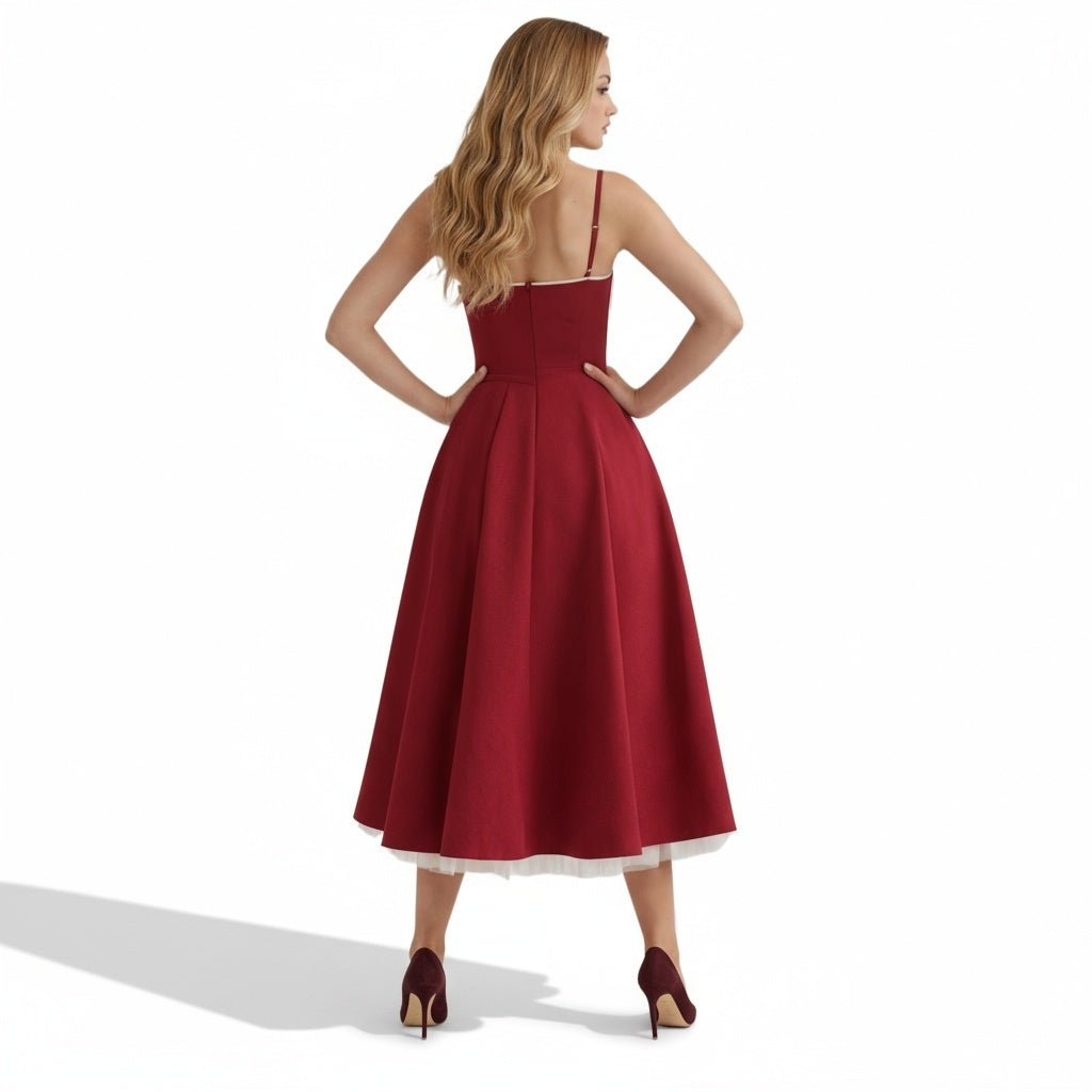 Women's Satin Wedding Guest Dress | Tulle | Aurelianna™ View 24