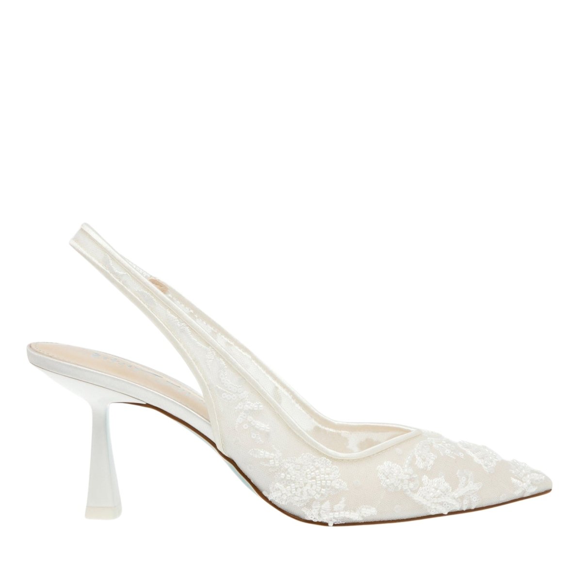 Women's Beaded Slingback Pumps | Mesh Lace | Seraphielle™ Lifestyle
