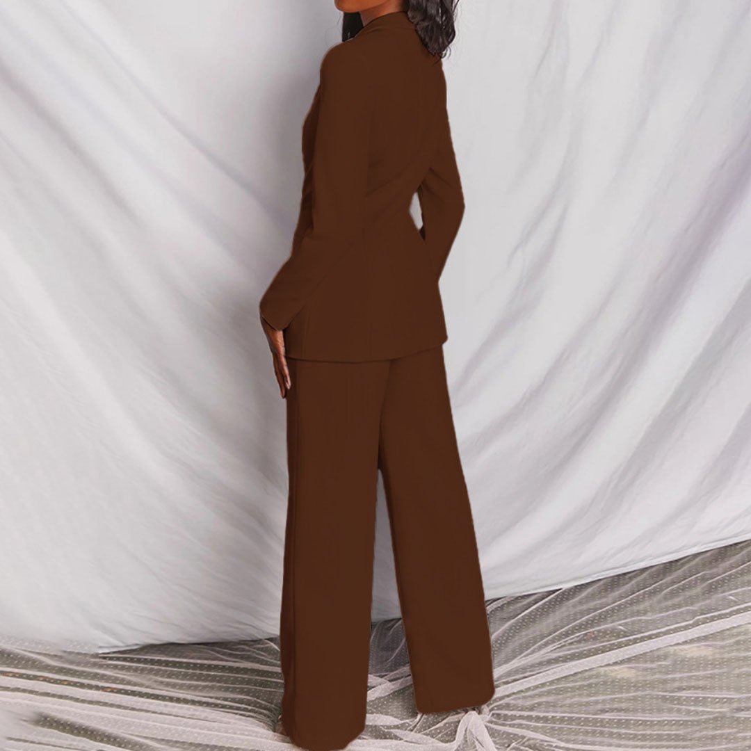 Women's Chic Blazer & Trousers Set | Elysiara™ Alternate