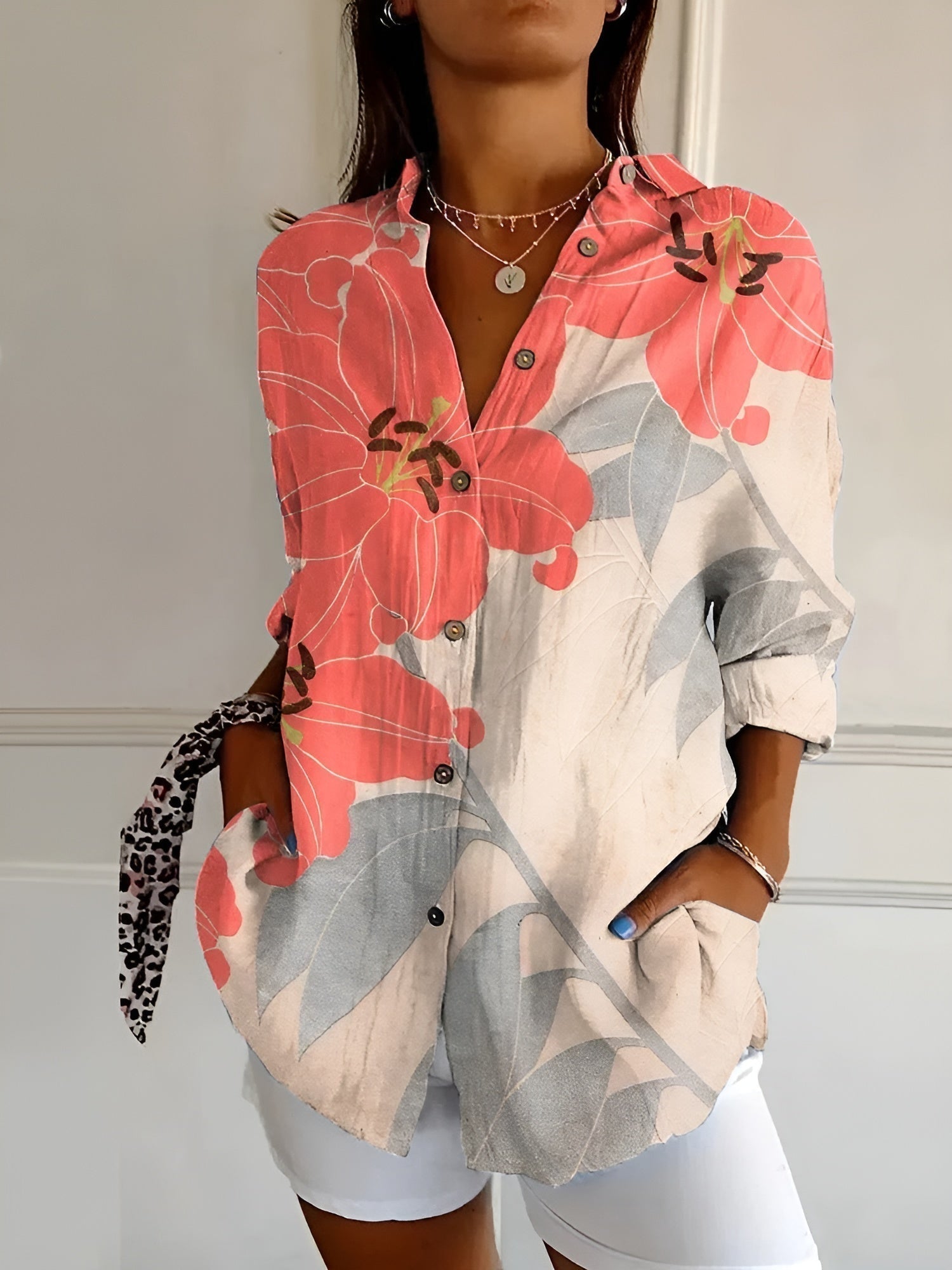 Women's Chic Blouse Whimsical Prints | Seraphine™ Lifestyle
